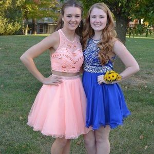 Peach/Coral Homecoming Dress